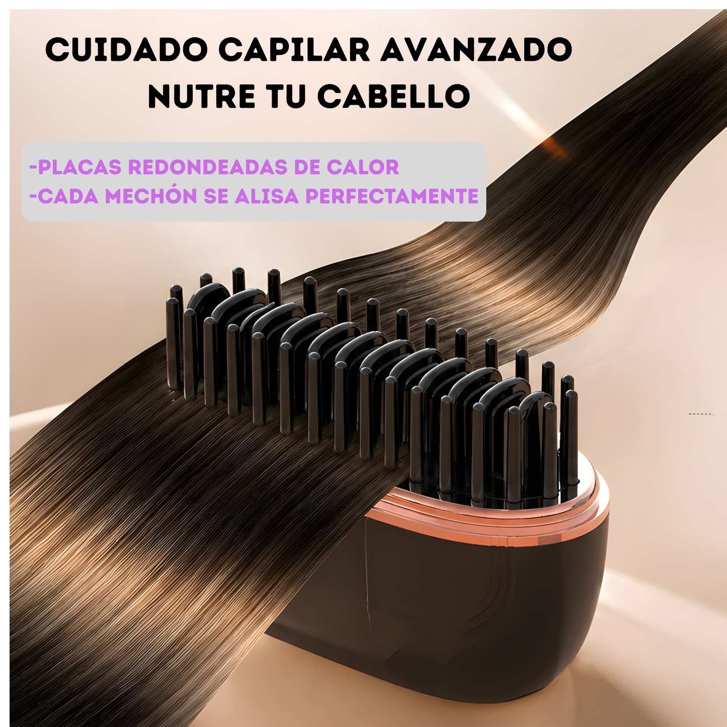 Portable Hair Straightening Brush